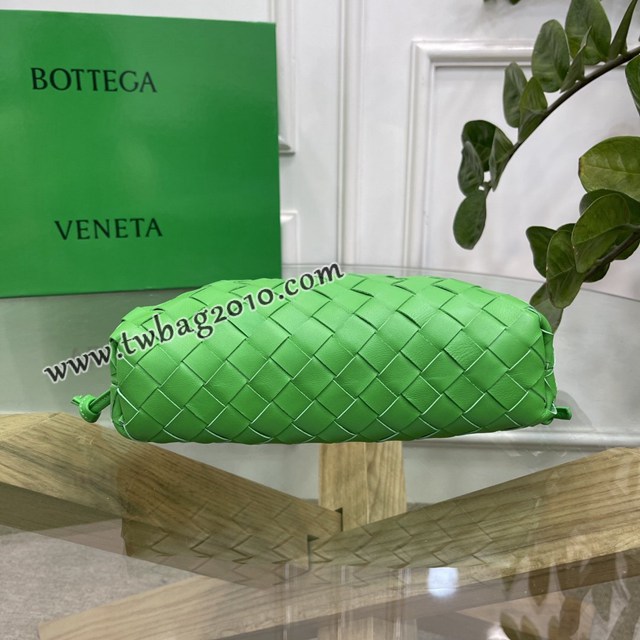 Bottega veneta高端女包 98061 寶緹嘉粗格編織羊皮雲朵POUCH手拿包 BV經典款女包  gxz1158